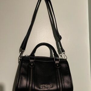 Ed Hardy Black Crossbody Bag